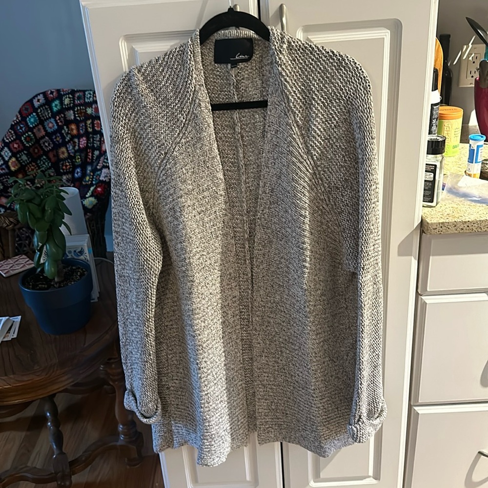 Line Oversized Cardigan